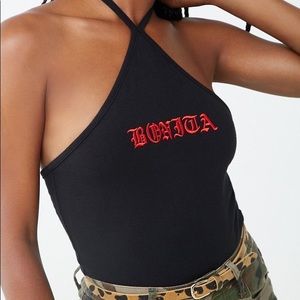 Black Bonita Bodysuit